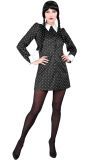 Wednesday Jurkje Zwart Wit Gestipt Dames