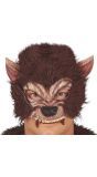 Weerwolf Half Masker met Tanden