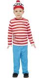 Where's Wally Jongens Kostuum Rood en Wit