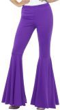 Wijde Dames Hippie Broek Paars