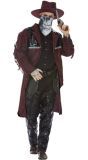 Wilde Westen Cowboy Heren Kostuum Zwart