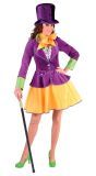 Willy Wonka Jurkje Paars Dames