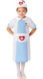 Wit Blauwe Verpleegster Kostuum Meisjes