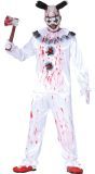 Wit Killer Clown Outfit Mannen