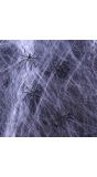 Wit Spinnenweb XL 500 gram met 12 Spinnen Halloween
