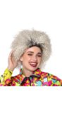Witte 80s Disco Pruik Dames