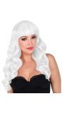 Witte Bella Pruik Dames