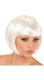 Witte Boblijn Pruik