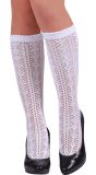 Witte Gehaakte Kniekousen Dames Oktoberfest Dirndl