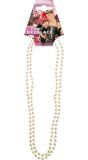 Witte Glamour Parelketting