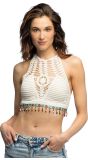 Witte Hippie Top Dames