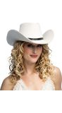 Witte Hoge Cowboyhoed