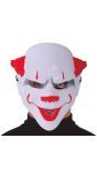 Witte Killerclown Masker