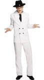 Witte Maffia Gangster Kostuum