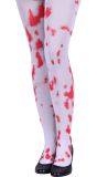 Witte Panty met Bloedvlekken Dames Halloween