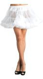 Witte Petticoat met Dubbele Ruche