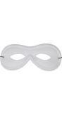 Witte Pierrot Oogmasker