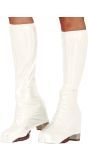 Witte Schoenhoezen 70's Rock 45cm