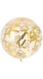 Xl Confettiballon Goud