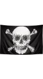 Xl Piratenvlag met Schedel