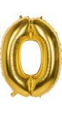 Xxl Gouden Folieballon Cijfer 0