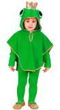 Zacht Groene Prins Kikker Poncho Kind
