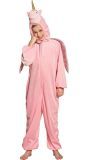 Zachte Eenhoorn Jumpsuit Kind Roze