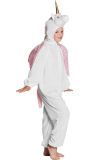 Zachte Eenhoorn Jumpsuit Kind Wit