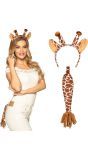 Zachte Giraffe Accessoire Setje