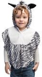Zebra Poncho Kinderen