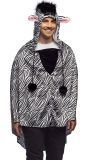 Zebra Poncho Volwassenen