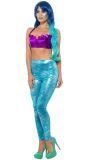 Zeemeermin Blauwe Legging