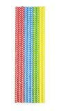 Zigzag Papieren Rietjes 10 Stuks
