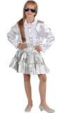 Zilver Petticoat Rokje Meisje