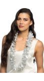 Zilveren Bloemen Hawaii Ketting
