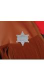 Zilveren Cowboy Ster Sheriff