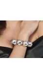 Zilveren Disco Armband 70's Dames