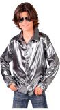 Zilveren Disco Blouse Jongens