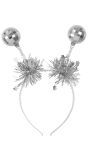 Zilveren Discoballen Haarband