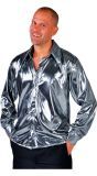 Zilveren Discoblouse Heren