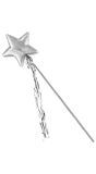 Zilveren Fee Staf met Ster Kind