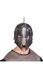 Zilveren Gladiator Ridder Deluxe Helm