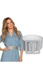 Zilveren Glitter Disco Riem