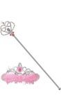 Zilveren Kinder Tiara met Scepter