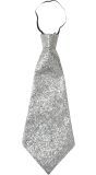 Zilveren Lurex Stropdas