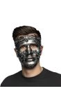 Zilveren Machine Opera Masker