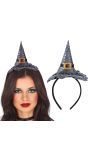 Zilveren Mini Heksenhoed Haarband