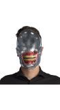 Zilveren Mirror Alien Gezichtsmasker Halloween