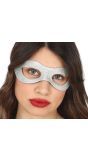 Zilveren Oogmasker Glitters