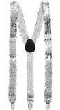Zilveren Pailletten Bretels